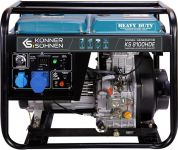 Генератор дизельний Konner&Sohnen KS 8100HDE (EURO V), 230В, 6.5кВт, електростартер, 117кг