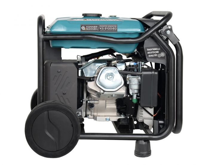 Генератор газобензиновий інверторний Konner&Sohnen KS8100IEG, LPG 230В, 8.5кВт, електростартер, 68кг