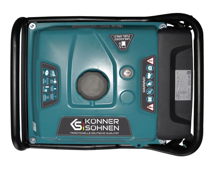 Генератор газобензиновий інверторний Konner&Sohnen KS8100IEG, LPG 230В, 8.5кВт, електростартер, 68кг