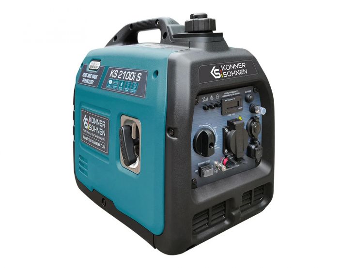 Генератор бензиновий інверторний Konner&Sohnen KS 2100IS, 230В, 2.0кВт, ручний стартер, 18.5кг