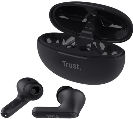 Навушники TWS Trust Yavi Earbuds BT 5.3, ENC, SBC, Mic, Чорний