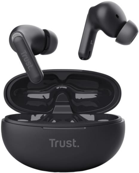 Навушники TWS Trust Yavi Earbuds BT 5.3, ENC, SBC, Mic, Чорний