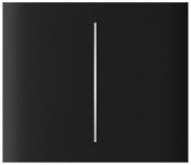 Кнопка центральна для двоклавішного вертикального вимикача Ajax CenterButton Vertical 2-gang for LightSwitch, Jeweler, бездротовий, чорний