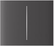 Кнопка центральна для двоклавішного вертикального вимикача Ajax CenterButton Vertical 2-gang for LightSwitch, Jeweler, бездротовий, grey