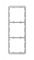 Рамка для вимикача на 3 секції Ajax Frame 3 seats for LightSwitch Vertical