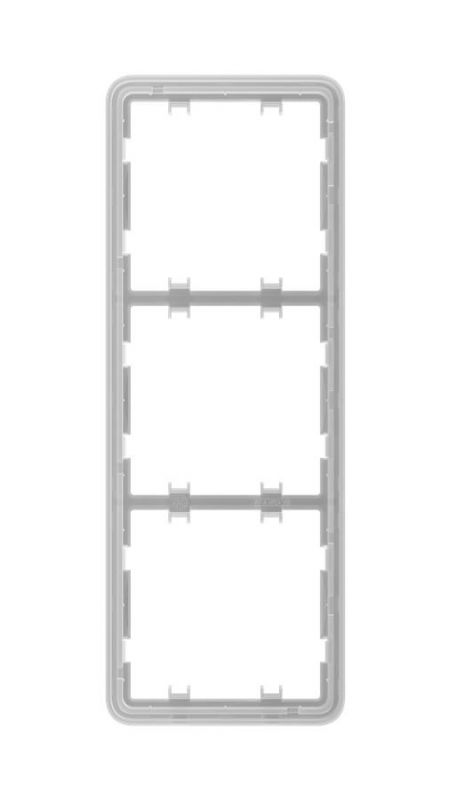 Рамка для вимикача на 3 секції Ajax Frame 3 seats for LightSwitch Vertical