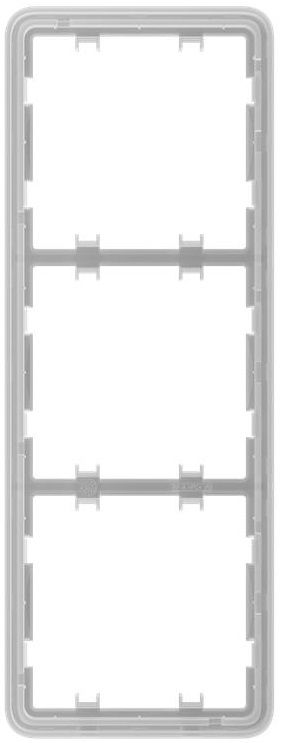 Рамка для вимикача на 3 секції Ajax Frame 3 seats for LightSwitch Vertical