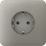 Передня панель для вбудованої розетки Ajax SoloCover for Outlet Basic, olive