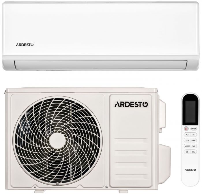 Кондиціонер Ardesto ARD-E09-R32 25м2 on/off 9000BTU 2.5кВт A/A -7°С R32 білий