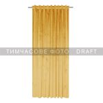 Штора Ardesto 150х270см, велюр, 100% поліестер, жовтий