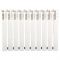 Радіатор біметалевий AAA 500/100 10 секцій 546x80x96мм бокове підкл. 1900 Вт білий