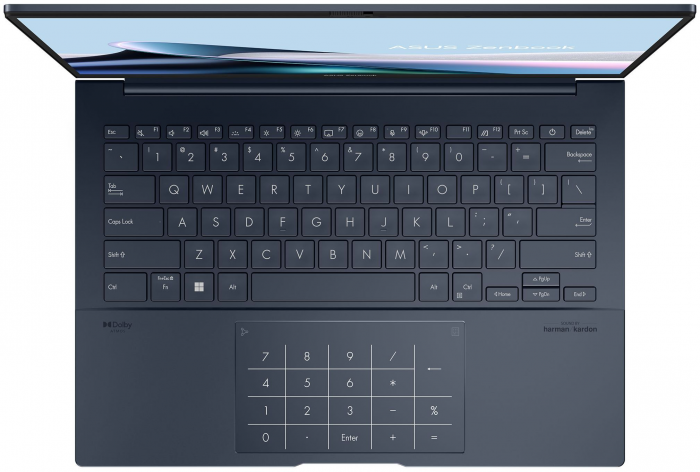 Ноутбук ASUS Zenbook 14 UX3405MA-PP301X 14" 3K OLED, Intel Ultra 9 185H, 32GB, F1TB, UMA, Win11P, Блакитний