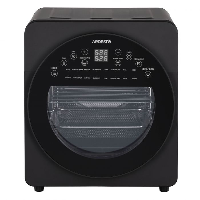 Мультипіч ARDESTO, 1700Вт, об'єм-14.5л, сенсорне керування, 50-220°C, нержав.сталь/пластик, сіро-чорний