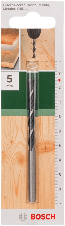 Свердло по дереву спіральне Bosch 5x50мм