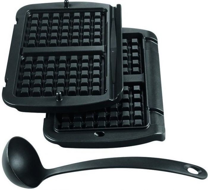 Форма для випікання вафель для грилів Optigrill+, алюміній, чорний