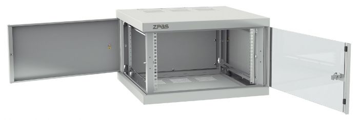 Шафа  ZPAS 19", 15U, Z-BOX, з змінними бічними стінками, 600х600 мм, максимально 100кг, сіра