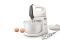 Міксер Philips стаціонарний Viva Collection 450Вт, насадки-4, чаша-пластик, 3л, біло-сірий
