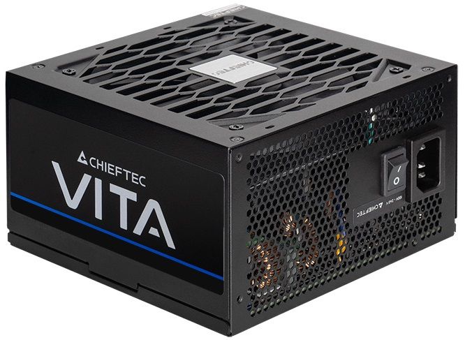 Блок живлення CHIEFTEC Vita  (850W), >85%, 80+ Bronze, 120мм, 1xMB 24pin(20+4), 2xCPU 8pin(4+4), 2xMolex, 6xSATA, 4xPCIe 8pin(6+2)