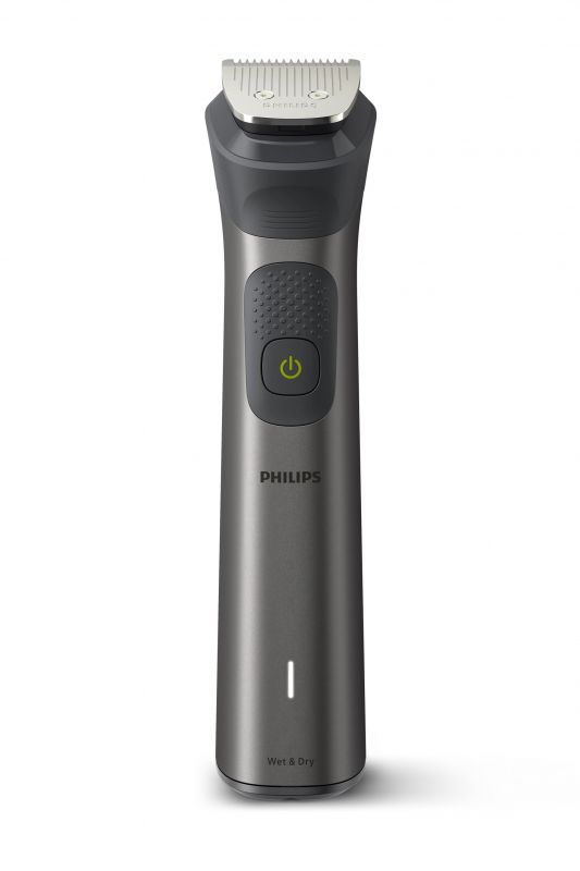 Тример Philips Series 7000, для обличчя, голови, тіла, акум., насадок-15, сталь, cсіро-чорний