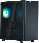 Корпус Zalman T4 Plus без БЖ, 2xUSB3.0, 1xUSB2.0, 1x120мм ARGB, VGA 320мм, LCS ready, TG Side Panel, mATX, чорний