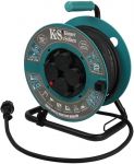 Подовжувач мережевий Konner&Sohnen KS CR-25M, 25м, 4xТипF, 16A, зелений