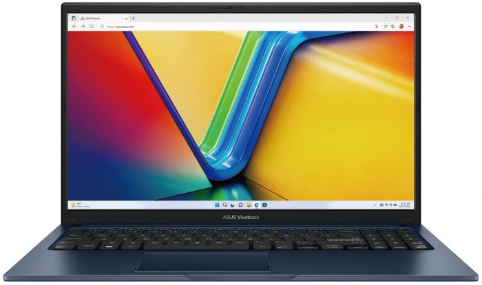 Ноутбук ASUS Vivobook 15 X1504VA-BQ588 15.6" FHD IPS, Intel 5-120U, 16GB, F1TB, UMA, NoOS, Блакитний