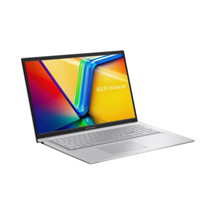 Ноутбук ASUS Vivobook 17 X1704ZA-AU386 17.3" FHD IPS, Intel i5-1235U, 8GB, F512GB, UMA, NoOS, Сріблястий