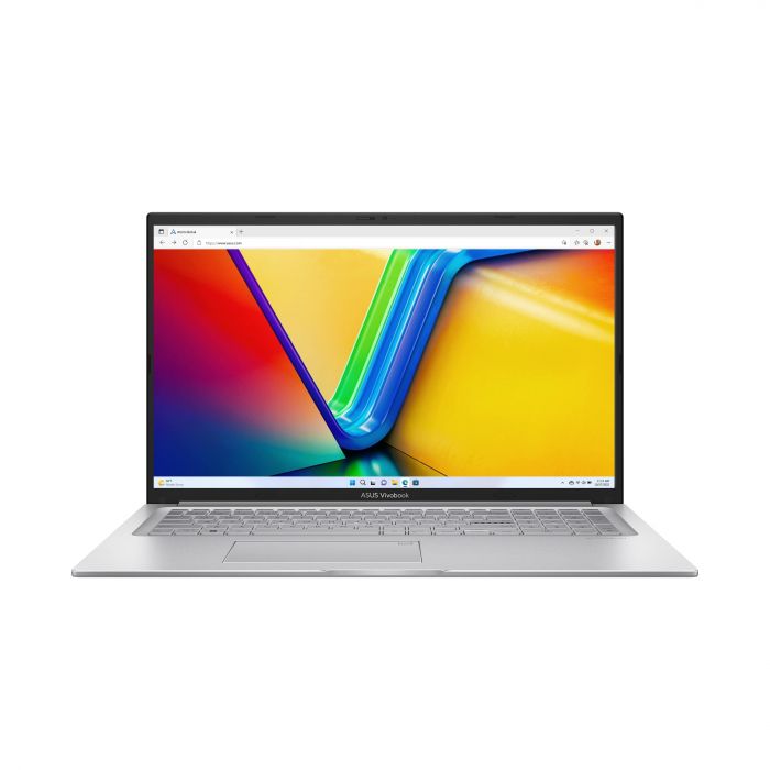 Ноутбук ASUS Vivobook 17 X1704ZA-AU386 17.3" FHD IPS, Intel i5-1235U, 8GB, F512GB, UMA, NoOS, Сріблястий