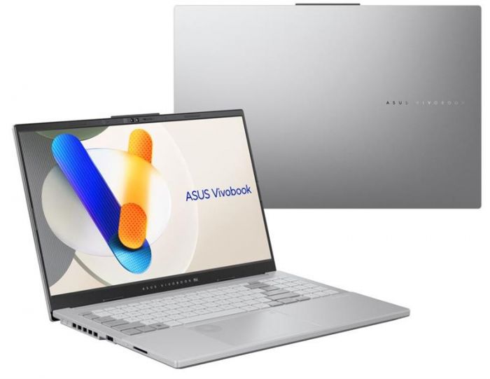 Ноутбук ASUS Vivobook Pro 15 N6506MU-MA029 15.6" 2.8K OLED, Intel Ultra 7 155H, 16GB, F1TB, NVD4050-6, NoOS, Сріблястий