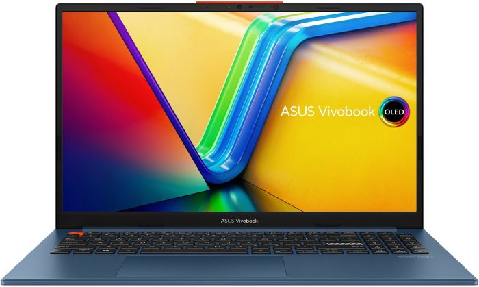 Ноутбук ASUS Vivobook S 15 K5504VA-MA377 15.6" 2.8K OLED, Intel i9-13900H, 16GB, F1TB, UMA, NoOS, Блакитний