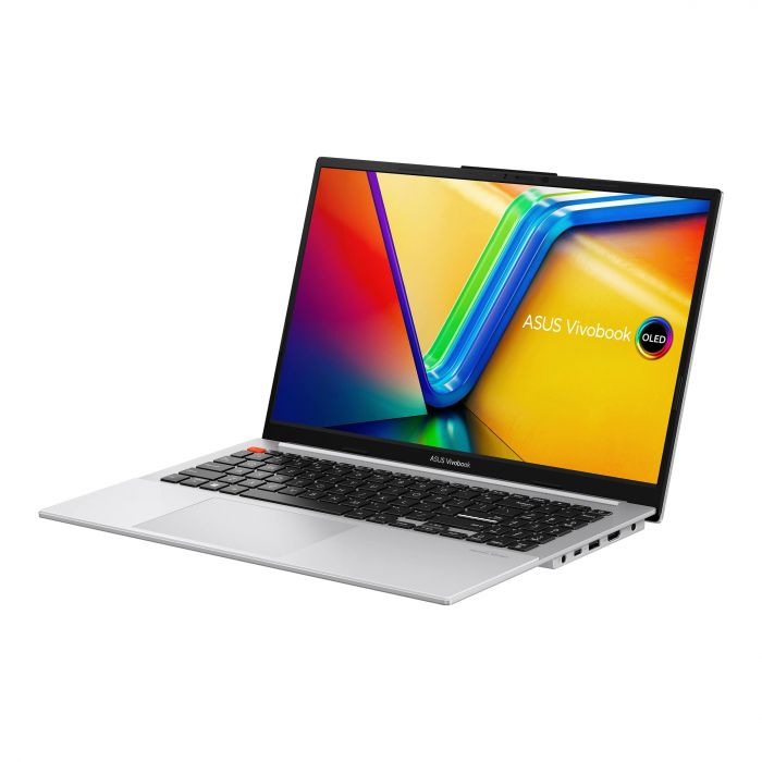 Ноутбук ASUS Vivobook S 15 K5504VA-MA383 15.6" 2.8K OLED, Intel i7-13700H, 16GB, F1TB, UMA, NoOS, Сріблястий