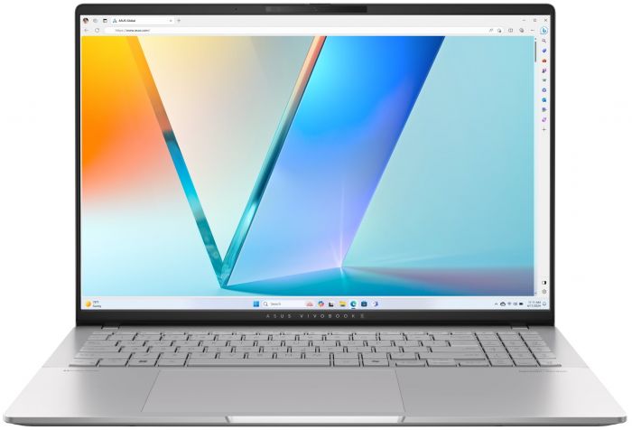 Ноутбук ASUS Vivobook S 16 M5606UA-MX027 16" 3.2K OLED, AMD R7-8845HS, 32GB, F1TB, UMA, NoOS, Сріблястий