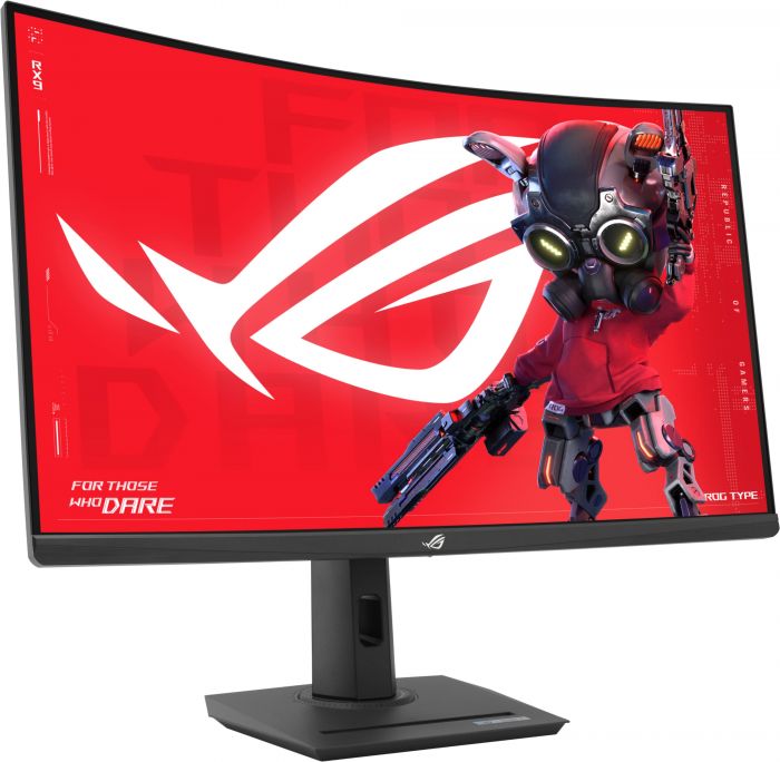 Монітор Asus 31.5" ROG Strix XG32WCS HDMI, DP, USB-C, Audio, VA, 2560x1440, 180Hz, 1ms, sRGB 125%, CURVED, FreeSync, HAS, HDR400