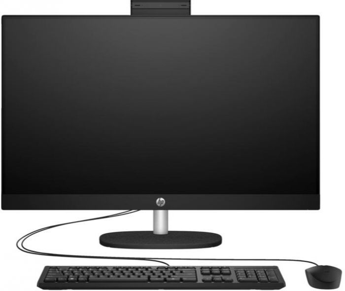 Комп'ютер персональний моноблок HP All-in-One 27" FHD IPS AG, AMD R3-7320U, 8GB, F512GB, UMA, WiFi, кл+м, DOS, чорний