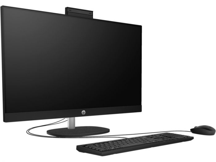 Комп'ютер персональний моноблок HP All-in-One 27" FHD IPS AG, Intel i3-1315U, 8GB, F512GB, UMA, WiFi, кл+м, DOS, чорний