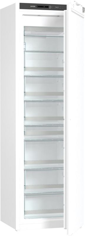 Морозильна камера Gorenje вбудована, 177x56х56, 212л, А++, NF, диспл внутр., білий