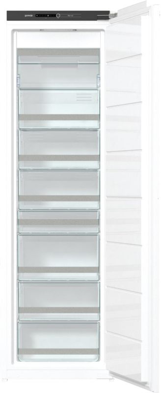 Морозильна камера Gorenje вбудована, 177x56х56, 212л, А++, NF, диспл внутр., білий