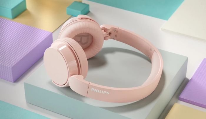 Навушники On-ear Philips TAH4209 BT 5.3, Wireless, Mic, Рожевий