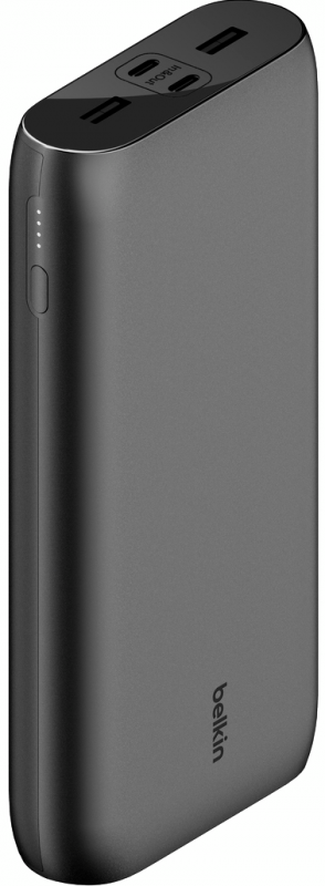 Акумулятор портативний літій-іонний Power Bank Belkin 26000мА·год, 32Вт, USB-A/USB-C PD PPS, чорний