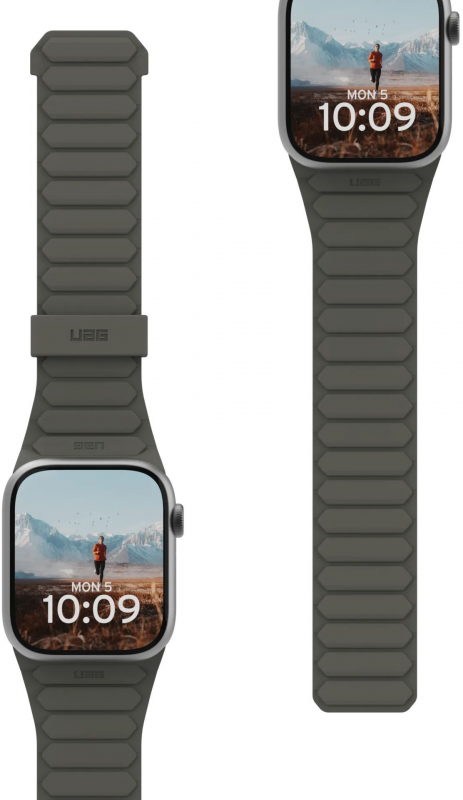 Ремінець UAG для Apple Watch Ultra 2/Ultra-49-45-44-42mm, Pathfinder, Olive/Rust