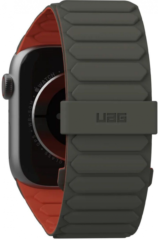 Ремінець UAG для Apple Watch Ultra 2/Ultra-49-45-44-42mm, Pathfinder, Olive/Rust