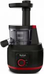 Соковитискач Tefal Juiceo шнековий 150Вт, чаша-0.8л, жмих-0.8л, насадка для цитрусових, пластик, червоно-чорний