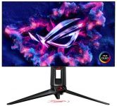 Монітор Asus 26.5" ROG Swift PG27AQDP 2xHDMI, DP, 2xUSB, OLED, 2560x1440, 480Hz, 0.03ms, DCI-P3 99%, AdaptiveSync, Pivot, HDR400