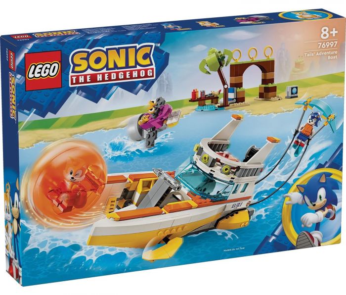 Конструктор LEGO Sonic the Hedgehog Човен із «Пригод Тейлза»