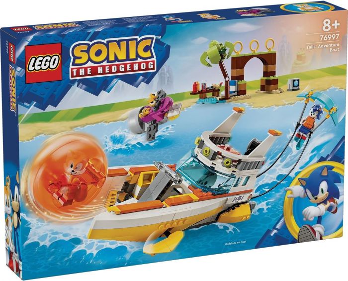 Конструктор LEGO Sonic the Hedgehog Човен із «Пригод Тейлза»