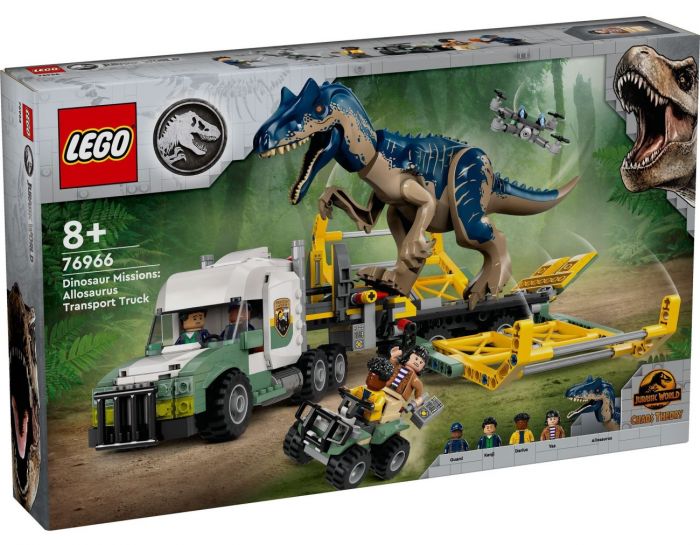 Конструктор LEGO Jurassic World Місії динозаврів: Вантажівка для перевезення алозавра