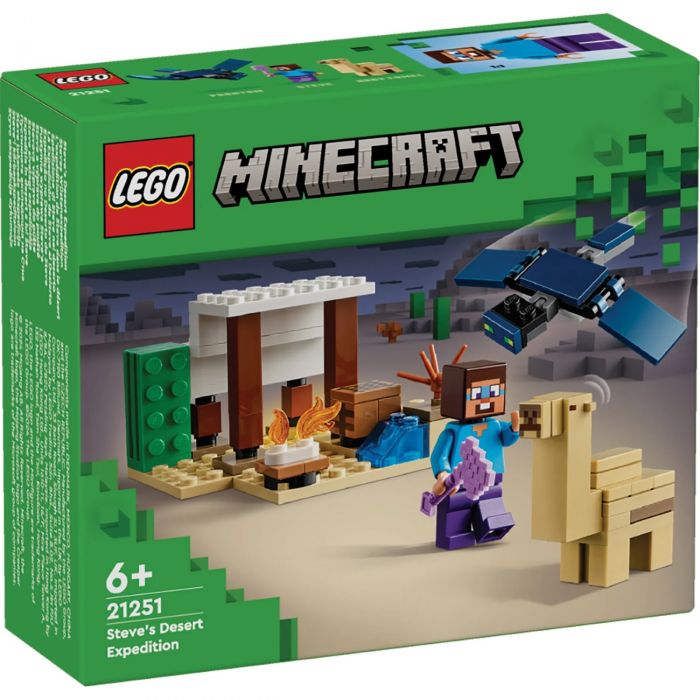 Конструктор LEGO Minecraft Експедиція Стіва в пустелю