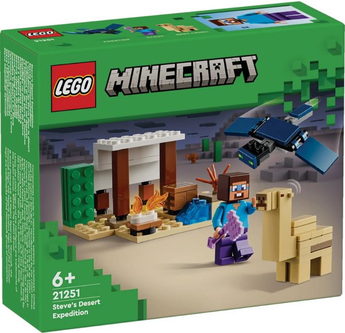 Конструктор LEGO Minecraft Експедиція Стіва в пустелю