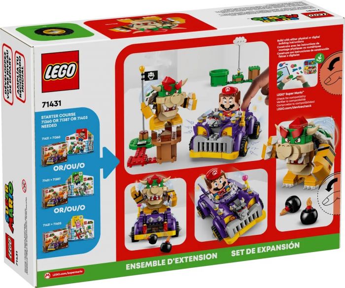 Конструктор LEGO Super Mario Маслкар Bowser. Додатковий набір