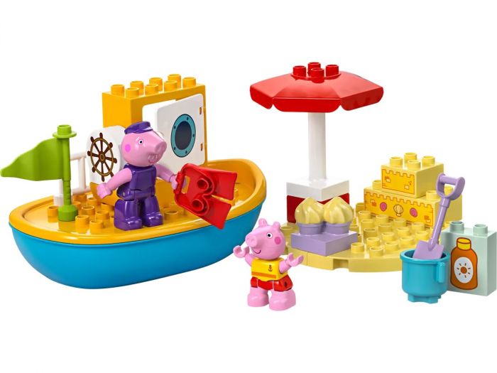 Конструктор LEGO DUPLO Peppa Pig Морська прогулянка Пеппи на човні